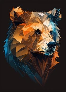 Abstract Geometric Bear