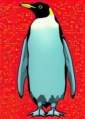 Pop Art Penguin 08