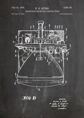 television reciever patent