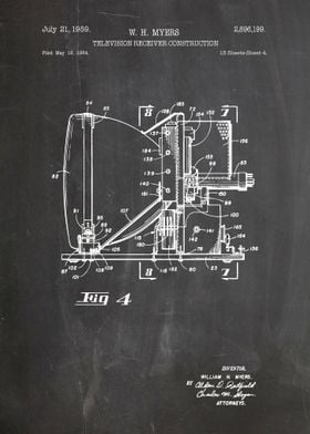 Television patent 1959