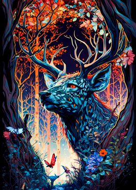 Deer Enchanted place