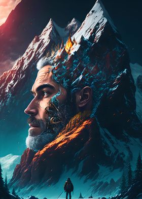 Man In Mountain