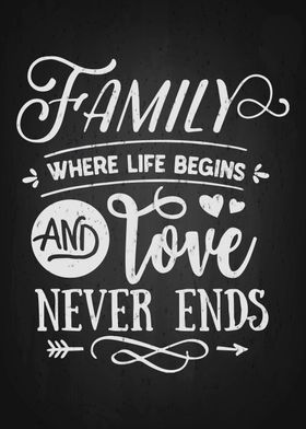 Love Family Never end