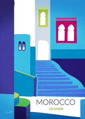 Travel poster Morocco