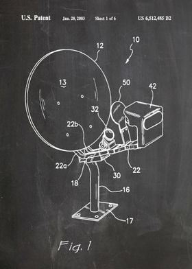 satellite dish patent 2003