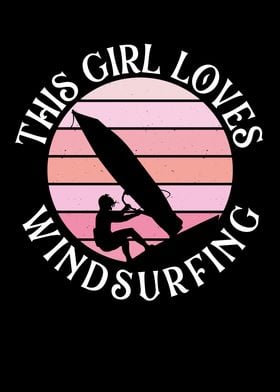 This girl loves windsurfin