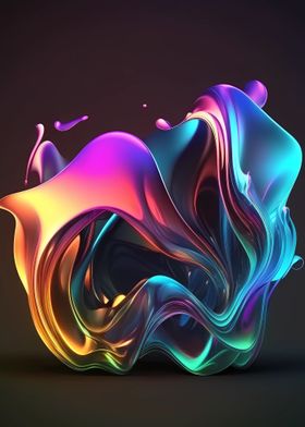 3d paint splash