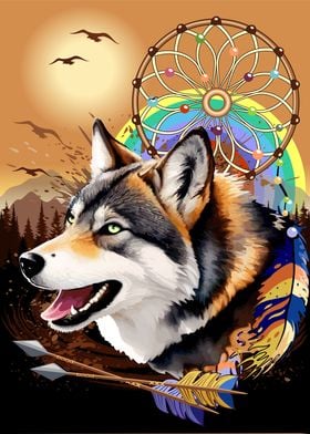 Wolf Native Animal Spirit