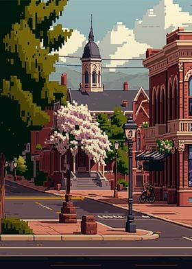 Fort Collins Pixel art