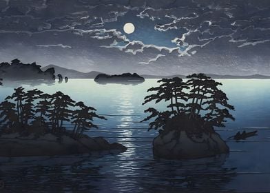 Futago Island Moonlight