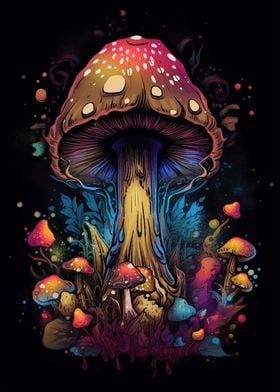 Psychedelic Mushroom