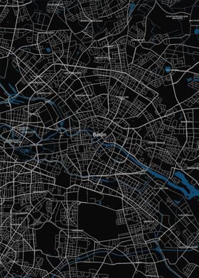 Street map of berlin