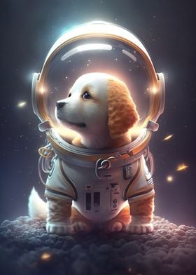 Astronaut Space Labrador