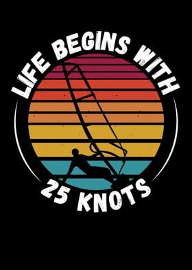 Life begins with 25 knots