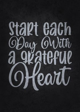 Start Each Day Grateful