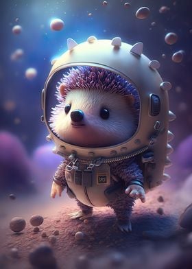 Astronaut Space Hedgehog