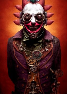 53 Steampunk Evil Clown