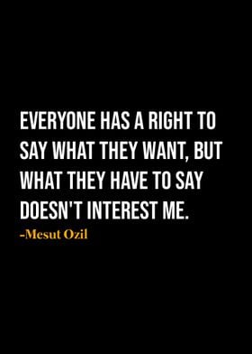 Mesut Ozil Quote 