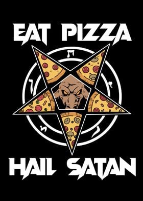 Funny Satanic Pizza Gift