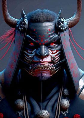 Samurai Oni Mask