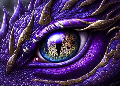 Fantasy dragon eye