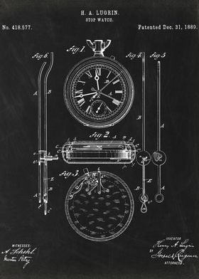 Stop Watch patent 