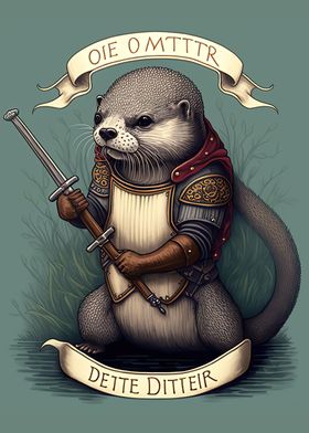 Otter Warrior Chibi