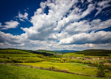 Mountain landscape, Poland