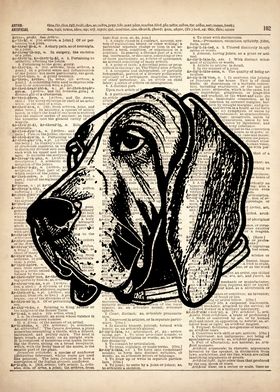 Basset Hound Dog art