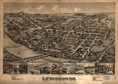 Lewisburgh PA 1884