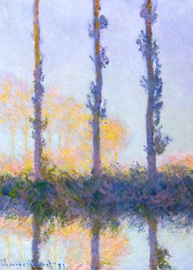 Claude Monet Four Trees