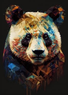 Abstract Geometric Panda