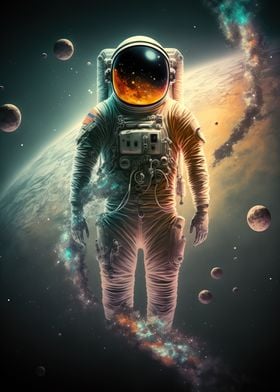 Astronaut in space