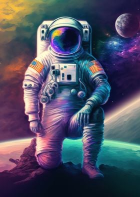 Astronaut in space