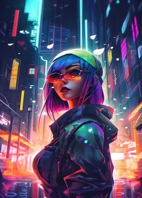 Cyberpunk Steampunk Neon