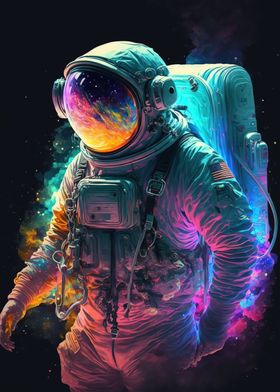 Astronaut in space