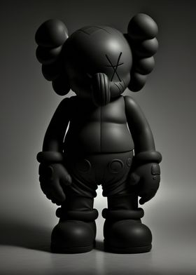 KAWS Black x LV Wall Art