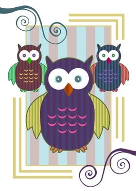 Striped Owls