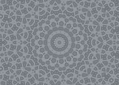 Lacy grey Kaleidoscope 5