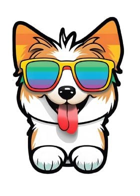 Dog with Sunglasses