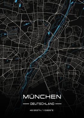 Munich Street Map