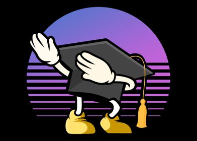 Dabbing Academic Cap