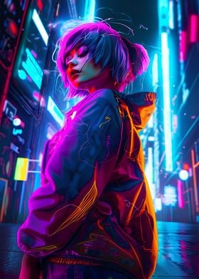 Cyberpunk Steampunk Neon