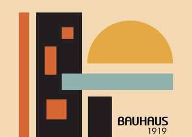 Skyline Sunset Bauhaus