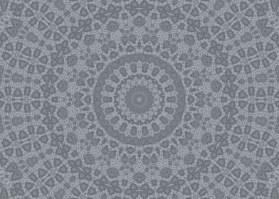 Lacy grey Kaleidoscope 3