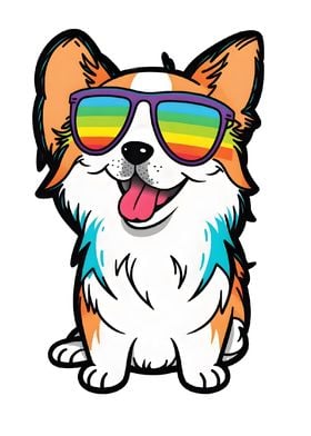 Dog with Sunglasses