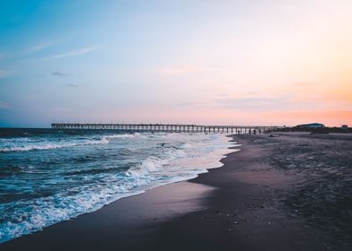 Sunset at Ocean Isle beach