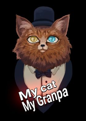 My cat My Granpa