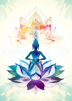 Divine Lotus Contemplation