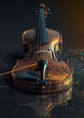 Violin music art